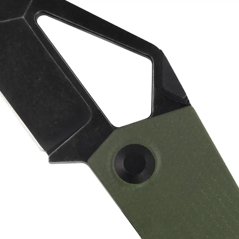 

Kizer EDC Knife Cyber Blade V2563A1 2020 New High Quality Mini Pocket Knife with Tanto M390 Steel Blade & Green G10 Handle