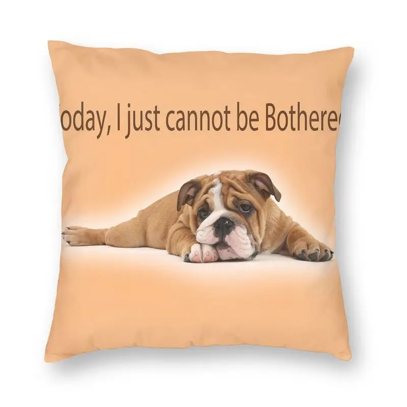 

Наволочка для подушки в виде бульдога с принтом, 40x40