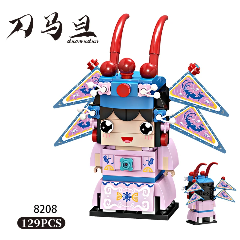 Древняя квадратная голова Пекинская опера император Бог в китайском стиле