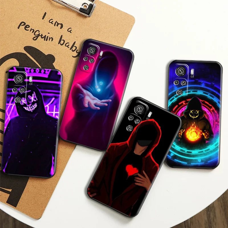 

Cool Man mystery Phone Case For Xiaomi Redmi Note 10 10 Pro 10T 5G 10S 10 5G 10 Pro Max 10X 4G 5G TV Funda Carcasa Soft TPU Back