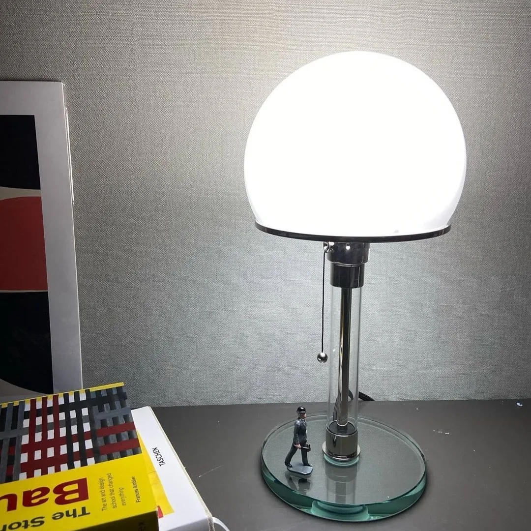 Danish Designer Table Lamp Bauhaus Nordic Lustre Glass Led Desk Lights Bedroom Bedside Home Deco Standing | Освещение