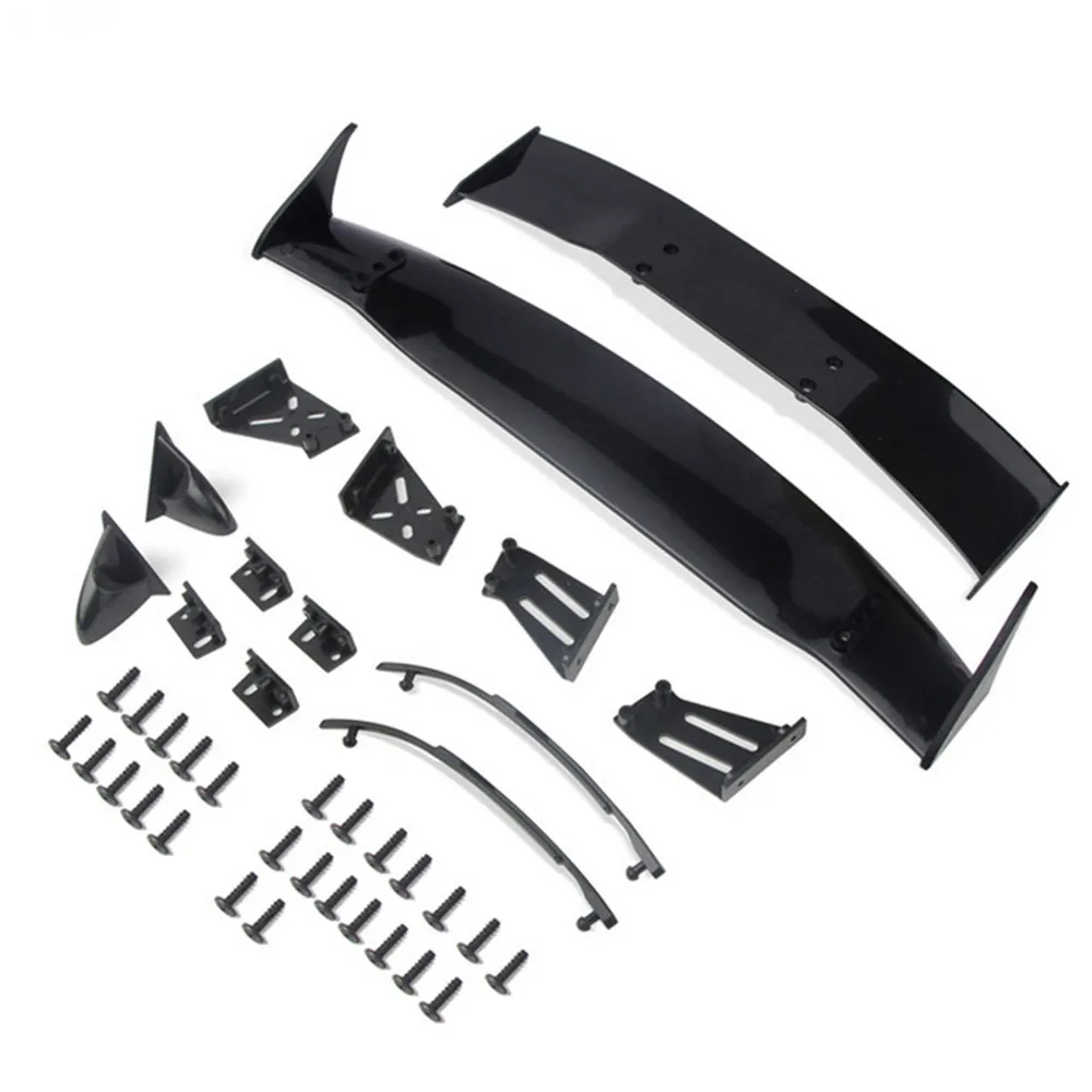 

Universal Rear Wings Plastic Drift Road Body Rear Spoiler Wing for 1/10 RC Racing Drift Car Parts Accessories