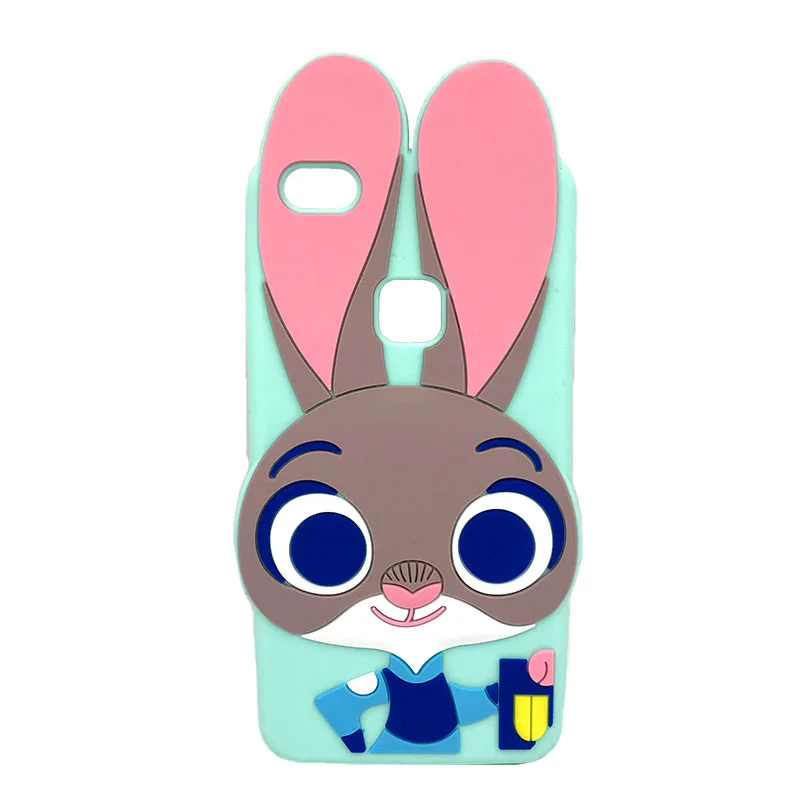 judy rabbit 3D мультяшный чехол для huawei P10 Lite 5,2 дюймов Мягкая силиконовая задняя крышка для huawei P10 lite P10lite защитный чехол для телефона - Цвет: judy rabbit