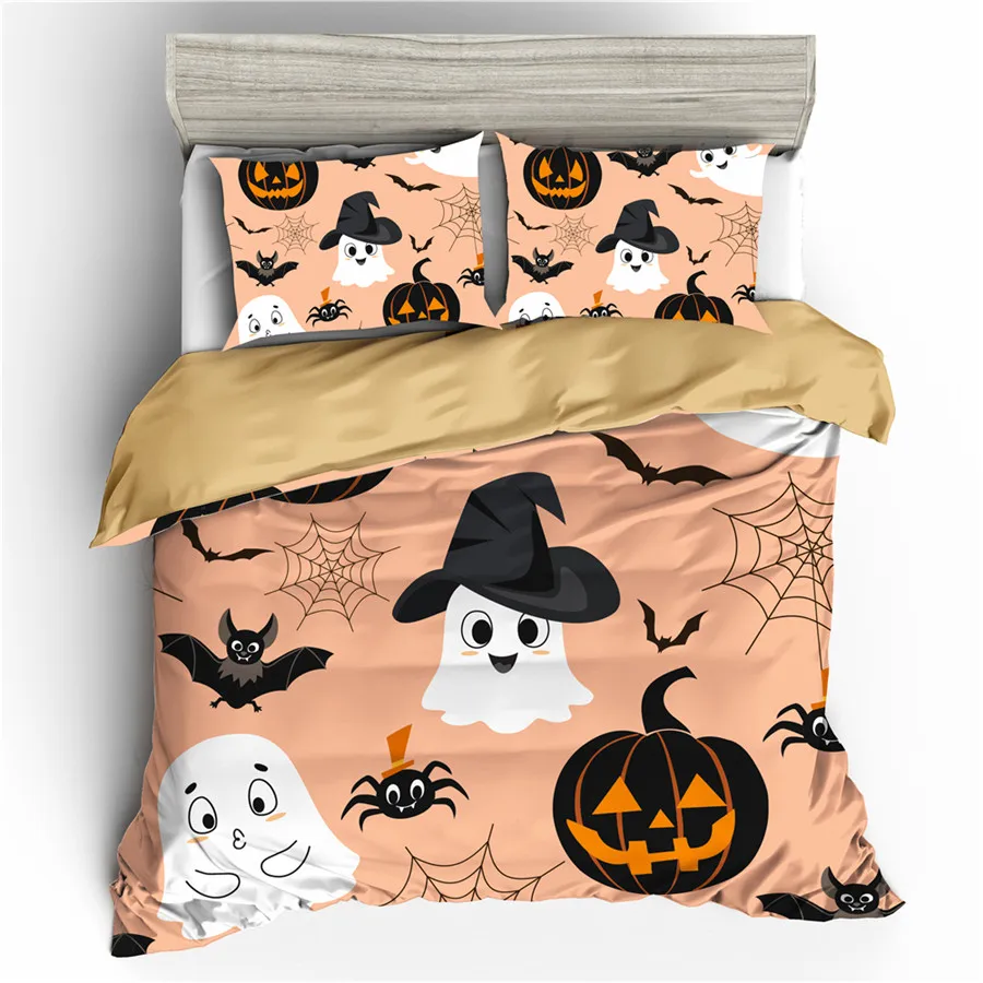 

Комплект постельного белья с 3D принтом, пододеяльник, Комплект постельного белья, домашний текстиль на Хэллоуин для взрослых, постельное бе...