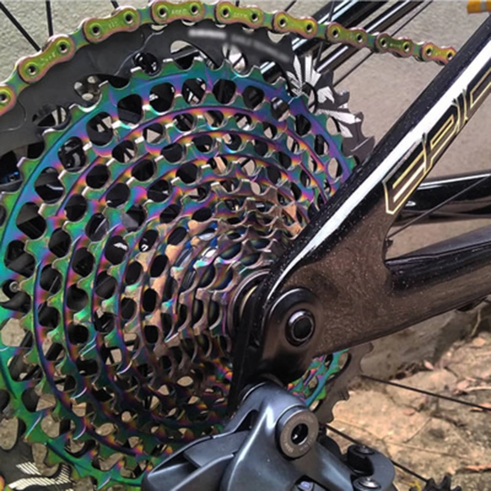 RACEWORK 11 50T MTB велосипедная кассета Звездочка горный велосипедный маховик Радуга