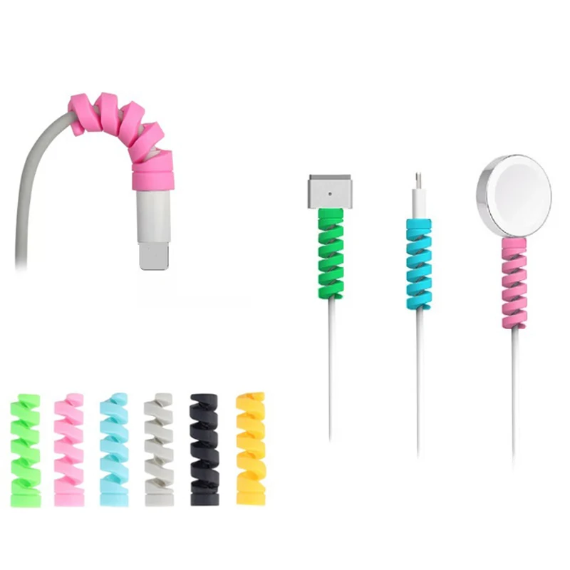 10 штук/упаковка защитное устройство для заряжающего кабеля анти разбивания