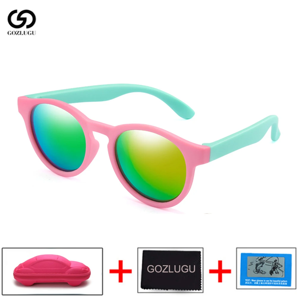 GOZLUGU 2020 детские солнцезащитные очки поляризационные для мальчиков и девочек