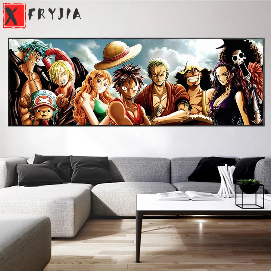 

Алмазная живопись 5D «сделай сам», японский аниме мультяшный персонаж, полноразмерная круглая мозаика ручной работы, вышивка для мальчиков, ...