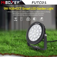 miboxer futc01 9w rgbcct smart led garden light waterproof led outdoor lamp ip66 intelligent wireless control landscape light