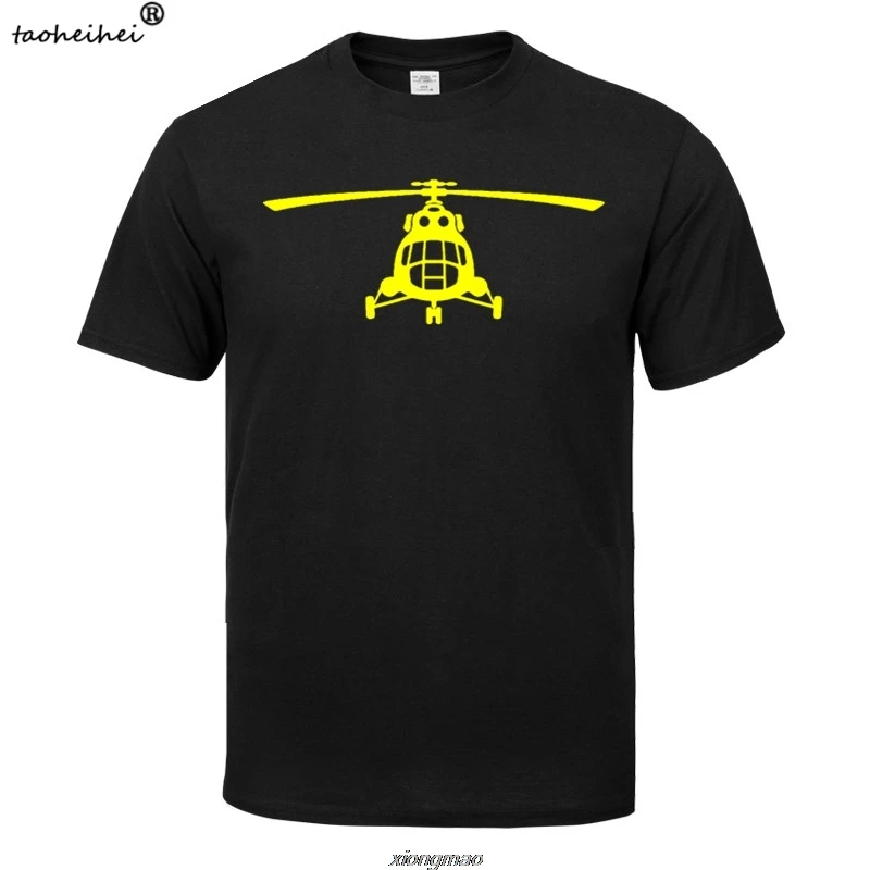 Новая футболка мужская футболки Mi-8-Helicopter печать короткий рукав высокое качество
