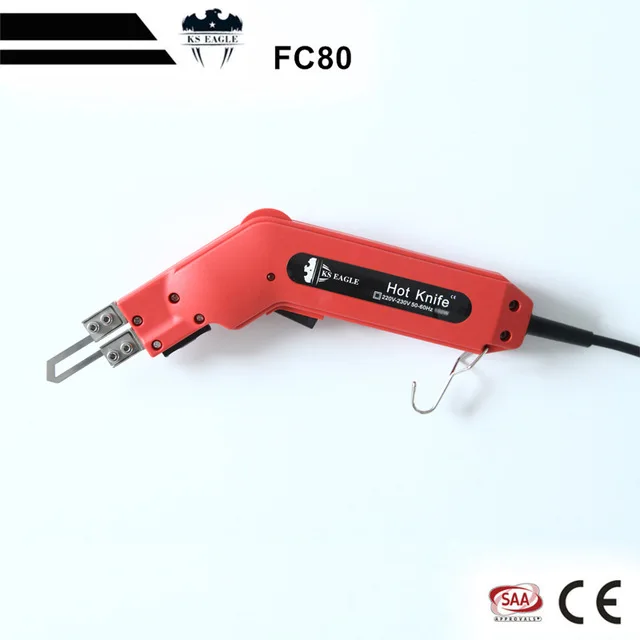KS EAGLE Hand Hold Heating Knife Cutter Hot Cutter Fabric Rope Electric Cutting Tools Hot Cutter 80 W