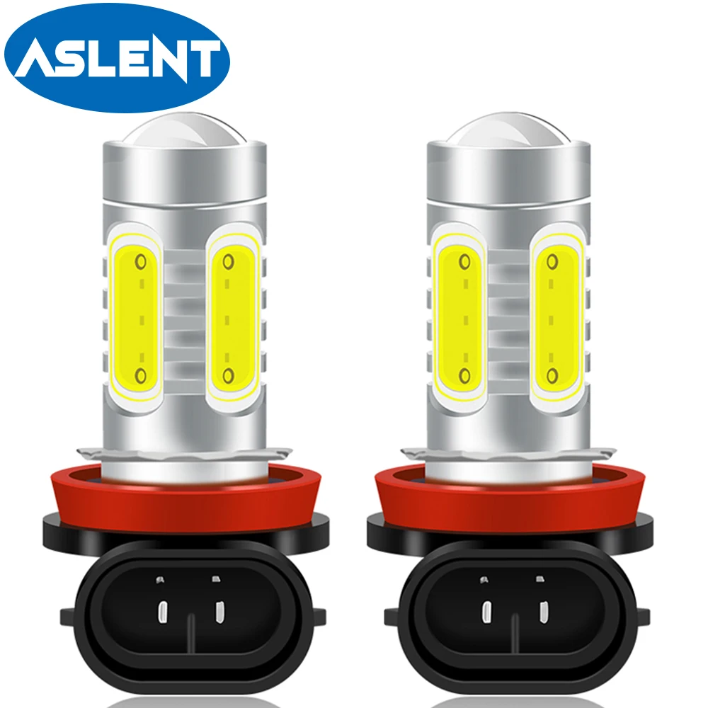 2 шт. H8 H11 Led HB4 9006 HB3 9005 туман светильник s H1 H3 881 лампочка Коб 2000LM 6000K 3000 К вождение