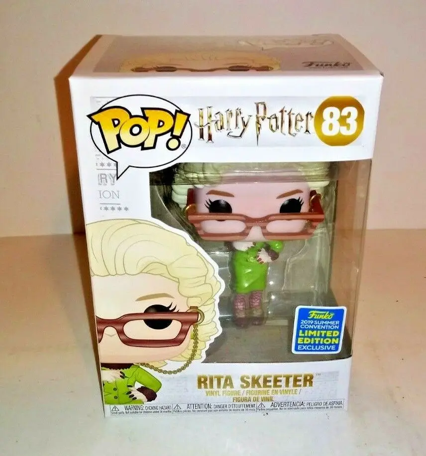 SDCC эксклюзивная Funko pop официальная Гарри Поттер-Рита Скитер с Quil Виниловая фигурка Коллекционная модель игрушки в коробке