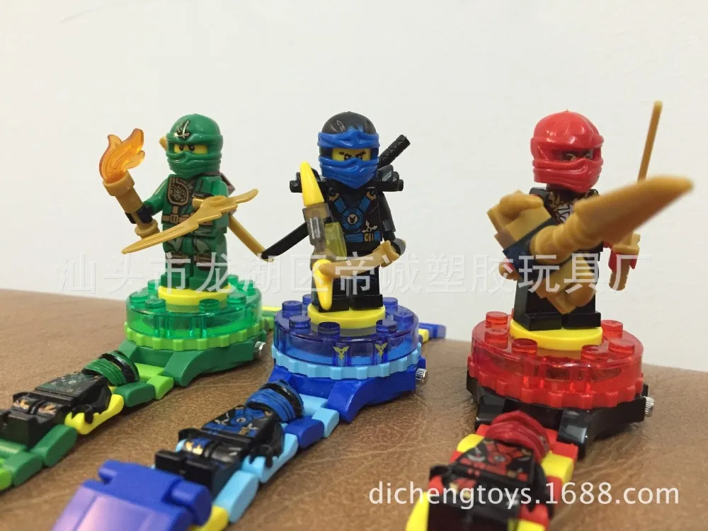 Оригинальная коробка Phantom LegoINGLys Ninjagoed KAI JAY LLOYD набор моделей часов строительные