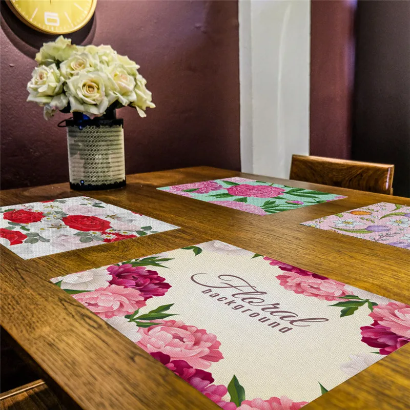 Столовые подставки Fuwatacchi столовые под чашки для напитков домашний декор коврик