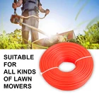 2,4 мм2,7 мм3 мм 1 анг. Фунт., нейлоновая линия, круглаяквадратная кустореза, стриммер, триммер, триммер для травы, длинная рулонная косилка, косилка