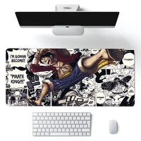 anime one piece gaming mouse pad pc mousepad with lock edge game pad mouse large cartoon rubber mouse pad keyboard computer mat