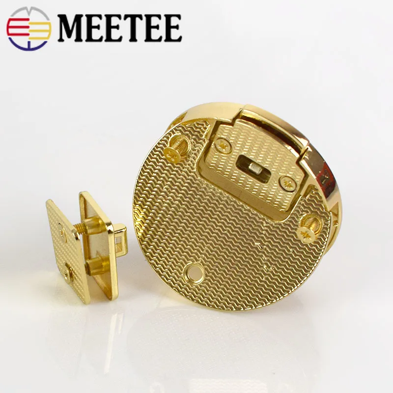 Meetee 5 шт. металлическая застежка закручивающийся замок пружинная Пряжка для