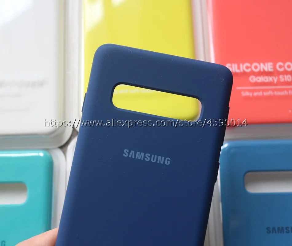 Официальный товар) Чехол samsung S10 S10 Plus S10e Galaxy Note 10 Plus силиконовый чехол