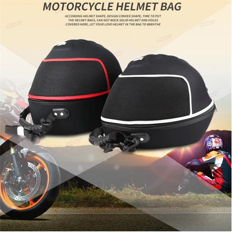 Waterproof Motorcycle Bag Helmet High Capacity Durable Shoulder Strap Handbag Moto Motorbike luggage Tail |