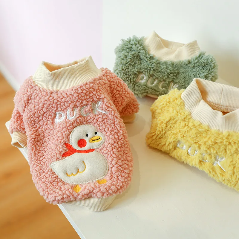 Шерстяной Теплый зимний свитер для домашнего питомца свитшоты одежда маленьких