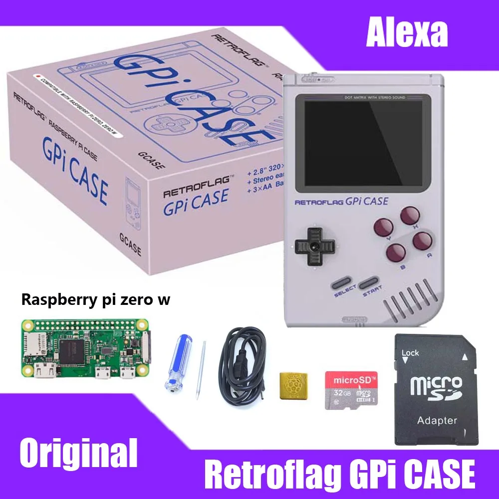 Retroflag GPi чехол Комплект для Raspberry Pi Zero/Zero W
