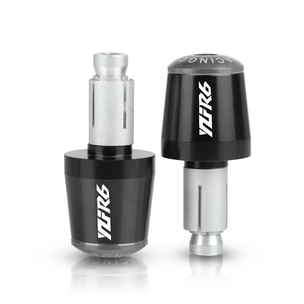 For Yamaha YZF R6 1999 2000 2001 2002 2003 2004 2005 2007 2008-2010 Motorcycle 7/8&quot 22MM Handlebar Hand Grips Handle Bar End Cap |