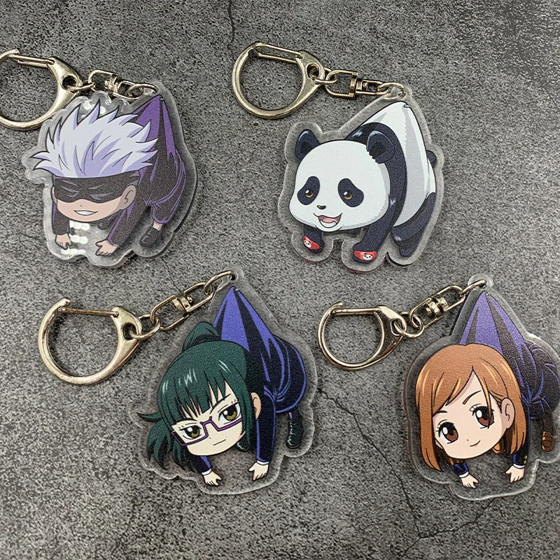

Change Back To Fighting Anime Surrounding Doujin Q Version Double-sided Transparent Acrylic Pendant
