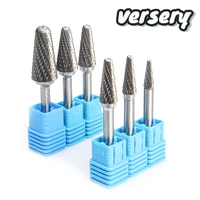 yg8 alloy rotary file 1pc lx type double slot tungsten steel wood carving grinding head hard metal milling cutter for copper