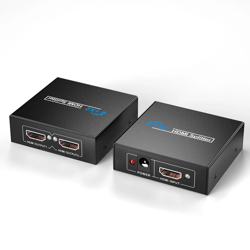 IG HDMI сплиттер 1X2 1080P HD видео с экраном Поддержка 3D HDMI1X2 Switcher для HDTV STB DVD и проектора