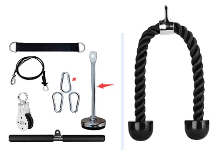 

DIY Fitness Equipment Set Home Fitness Combination Accessories Wholesale 9 Piece Set
