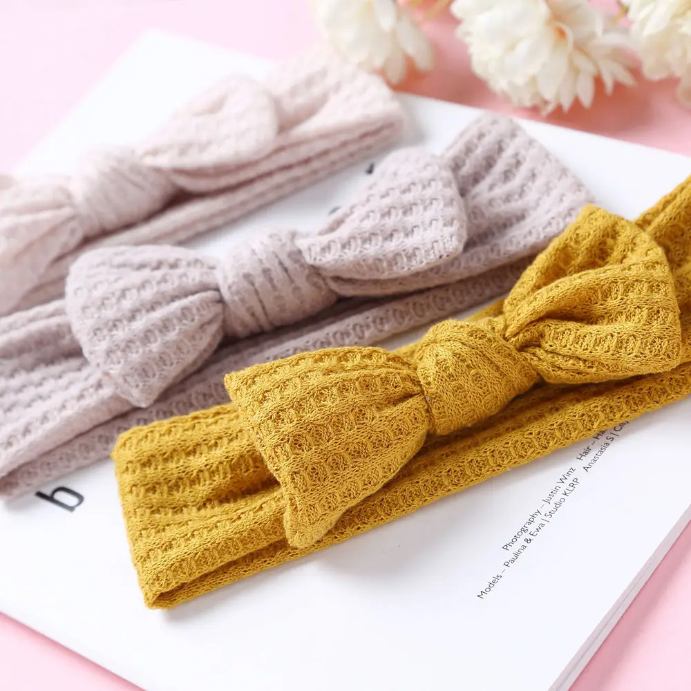 baby accessories doll	 Girls Cotton Headband Hair Bows Headwraps Elastic Bowknot Hairband for Children Kids Toddler Hair Accessories Headwear HB093S cheap baby accessories	