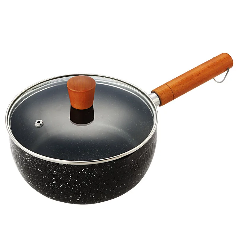 Кастрюли с деревянной ручкой для супа 18/20 см|Сковороды| |
