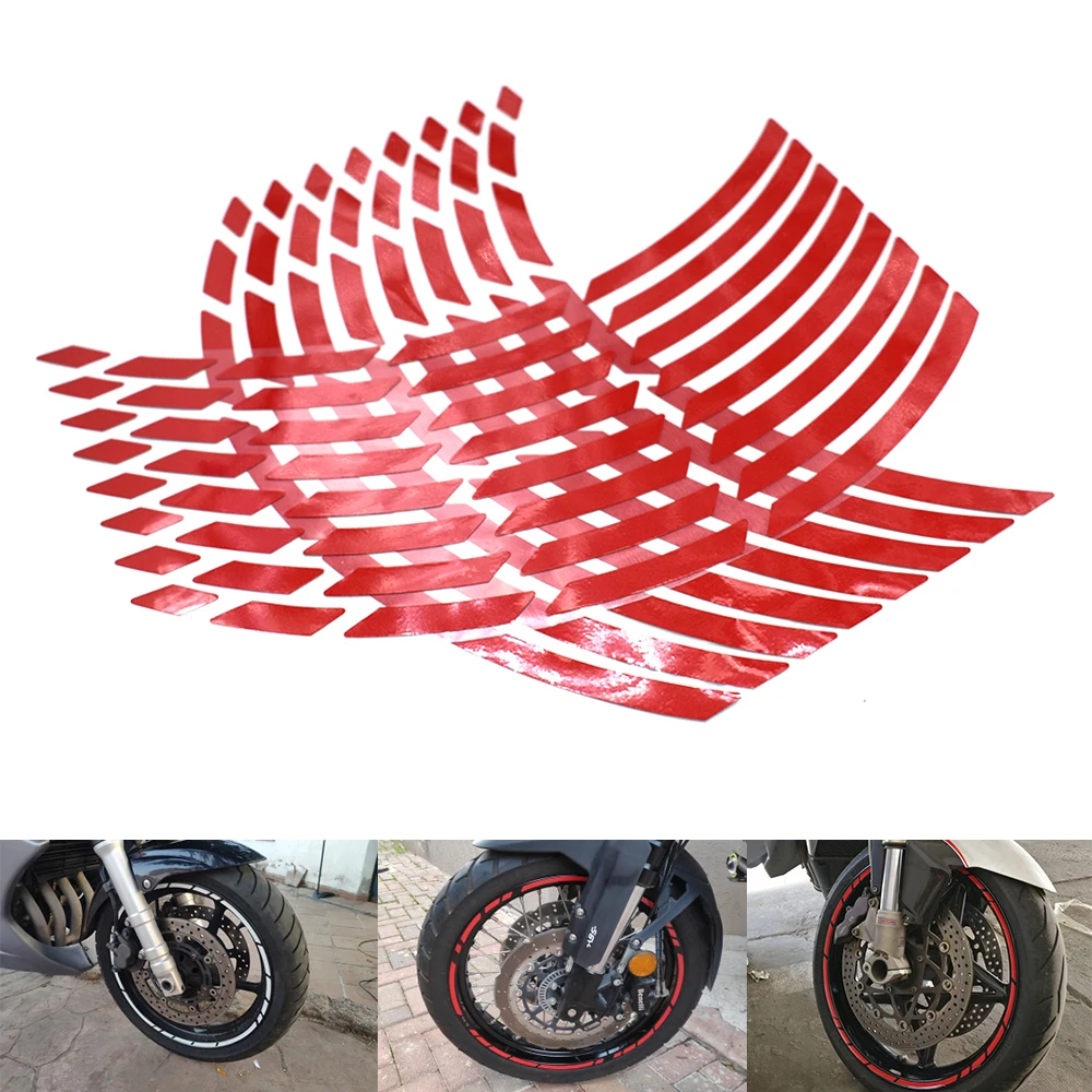 Универсальный Автомобиль Мотоцикл шины стикеры Светоотражающие полоска