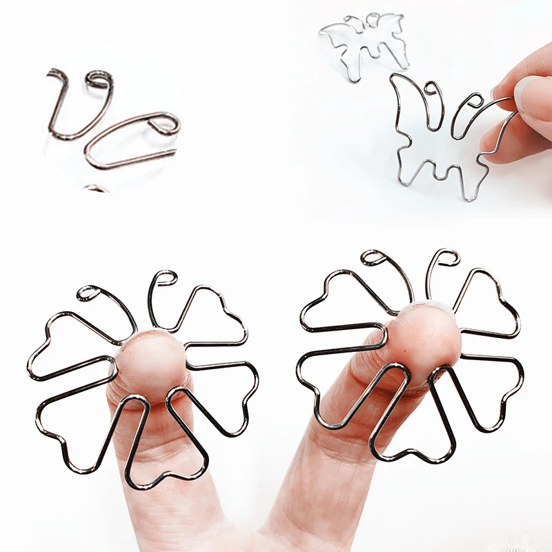 Соблазнительный зажим для сосков из нержавеющей стали с бабочкой женский