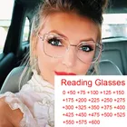 Очки для чтения женские, прозрачные, кошачий глаз, с защитой от сисветильник