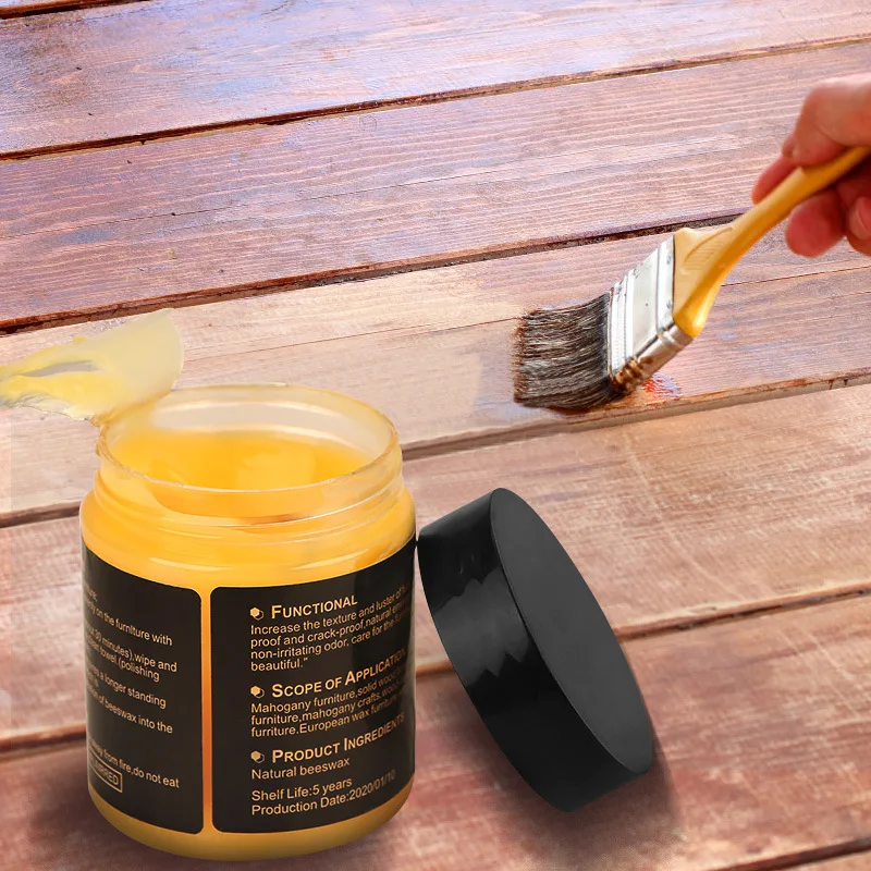 

Natural Wood Polishing Beeswax Seasoning Furniture Solution Care Accessory