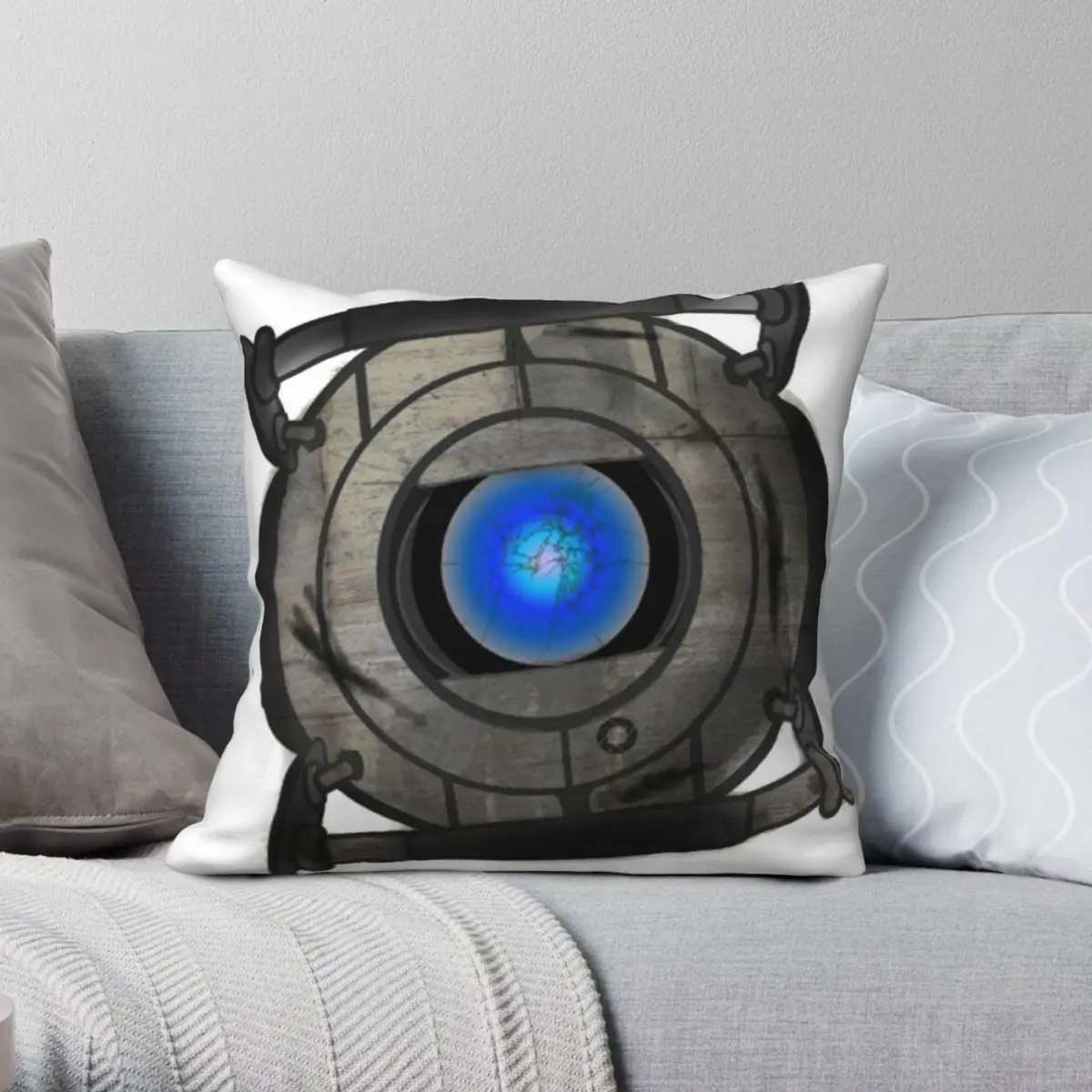 

Квадратный чехол для подушки из полиэстера и льна