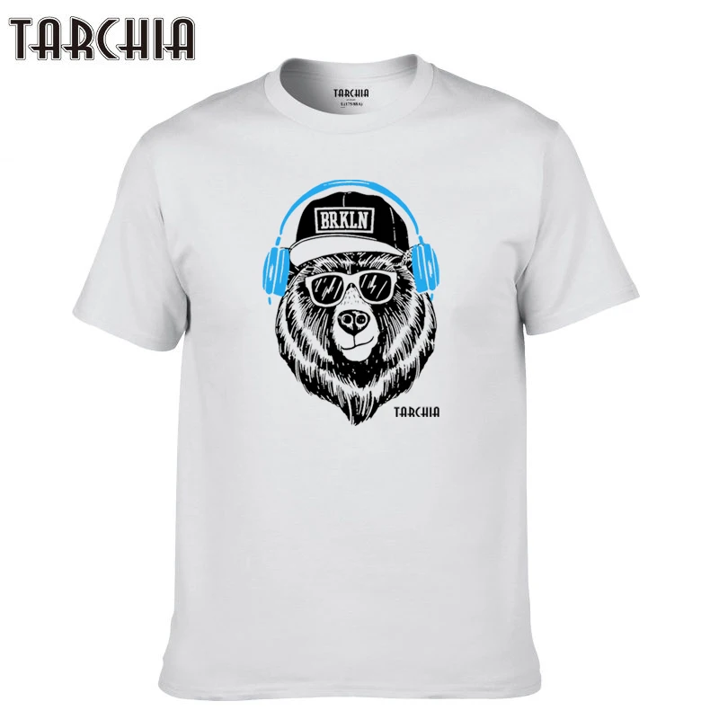 TARCHIA 2021 новая мужская футболка Brkln с коротким рукавом и круглым вырезом хлопковая