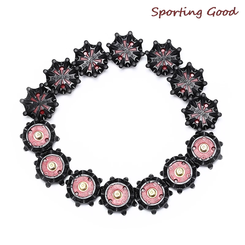 

1/4 быстрые поворотные шипы, замена, вспомогательные средства для тренировки, аксессуары, 14 шт./лот, шипы для обуви для гольфа, булавки