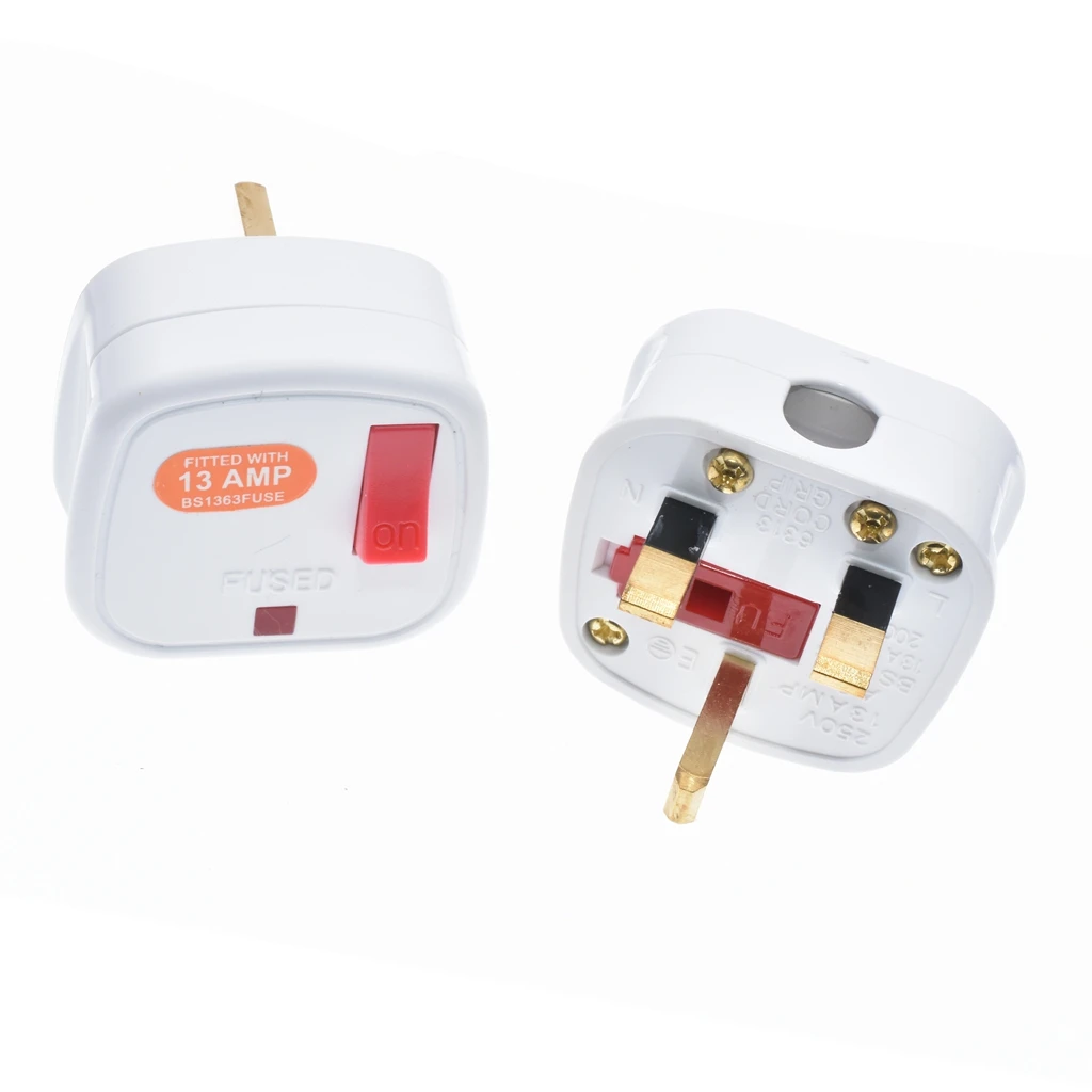 Малайзия Сингапур Великобритания Ирландия HK Rewireable Plug BS1363 13A предохранитель