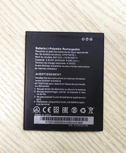 Высокая Ёмкость 2420 мА/ч BAT E10 Батарея для Acer жидкости Z530 LTE T02 Z530S (1ICP4/58/71) ICP9375870L1