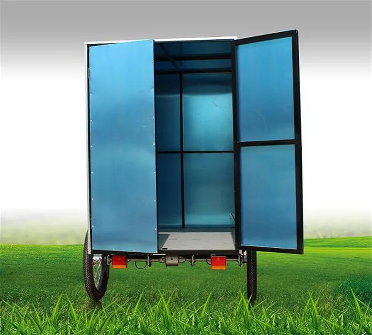 Трёхколесная пищевая тележка передвижная прицеп велосипед с бесплатной