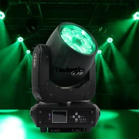 2pcs party disco bar led mimi wash moving head ligth 6x40w rgbw 4in1 mini bee eye zoom led moving head show stage light