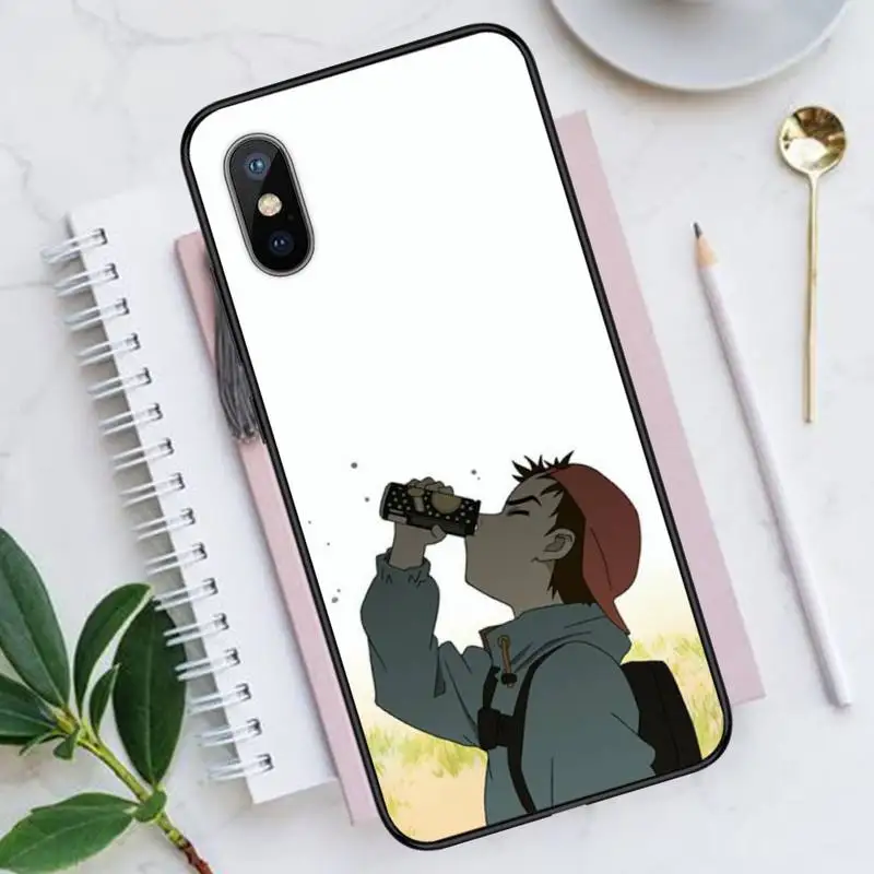 

FLCL Japanese cartoon Phone Case for iPhone 11 12 mini pro XS MAX 8 7 6 6S Plus X 5S SE 2020 XR Luxury brand shell funda