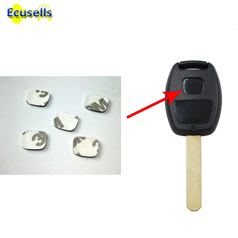 5 шт./лот чехол для автомобильного ключа квадратная эмблема символ наклейка