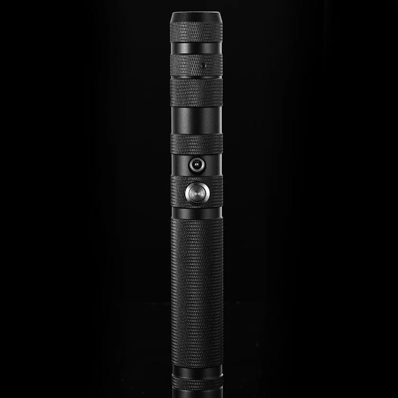 RGB mango de Metal Cosplay de doble filo sable espada l&aacute;ser 7 cambio de colores LED conmutable de luz y sonido para ni&ntilde;os ni&ntilde;as regalo-1