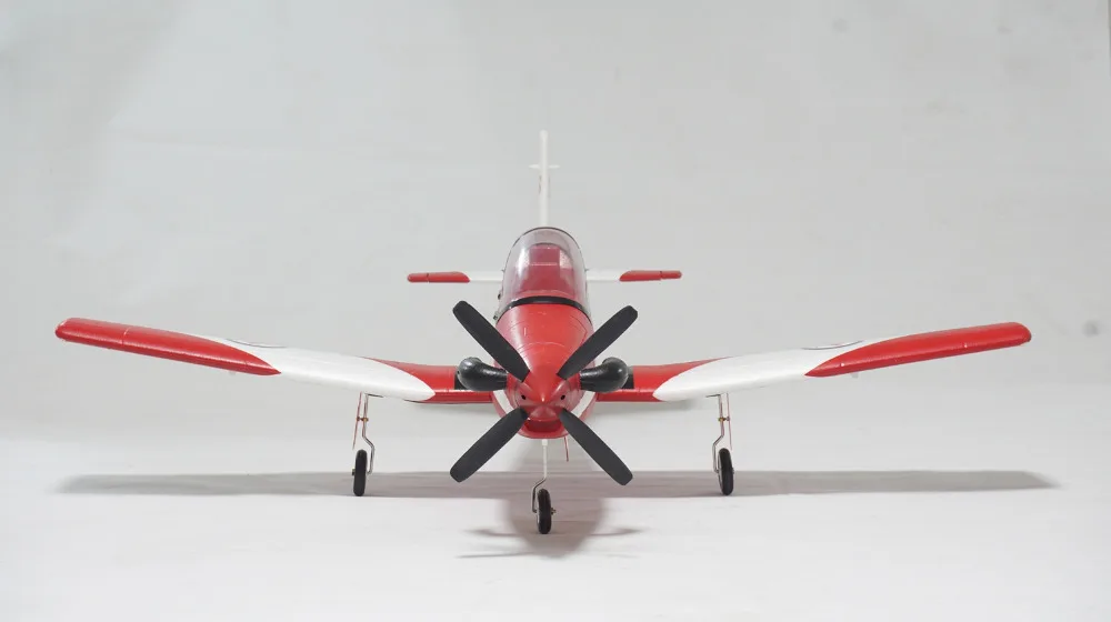 Радиоуправляемый пропеллер plane PC9 V2 с электропривод уборки шасси готов к полету без батареи
