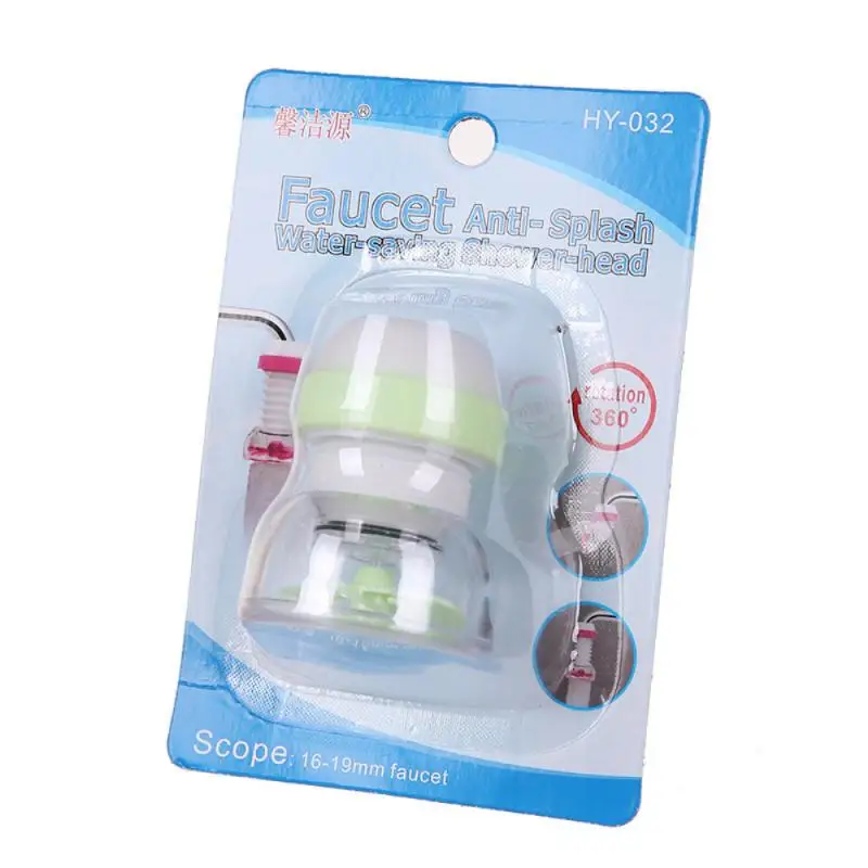 

360 Degree Faucet Filter Rotatable Spray Head Tap Durable Kitchen Shower Water Saving Faucet Extender Spray Sprinkler Tap Filter