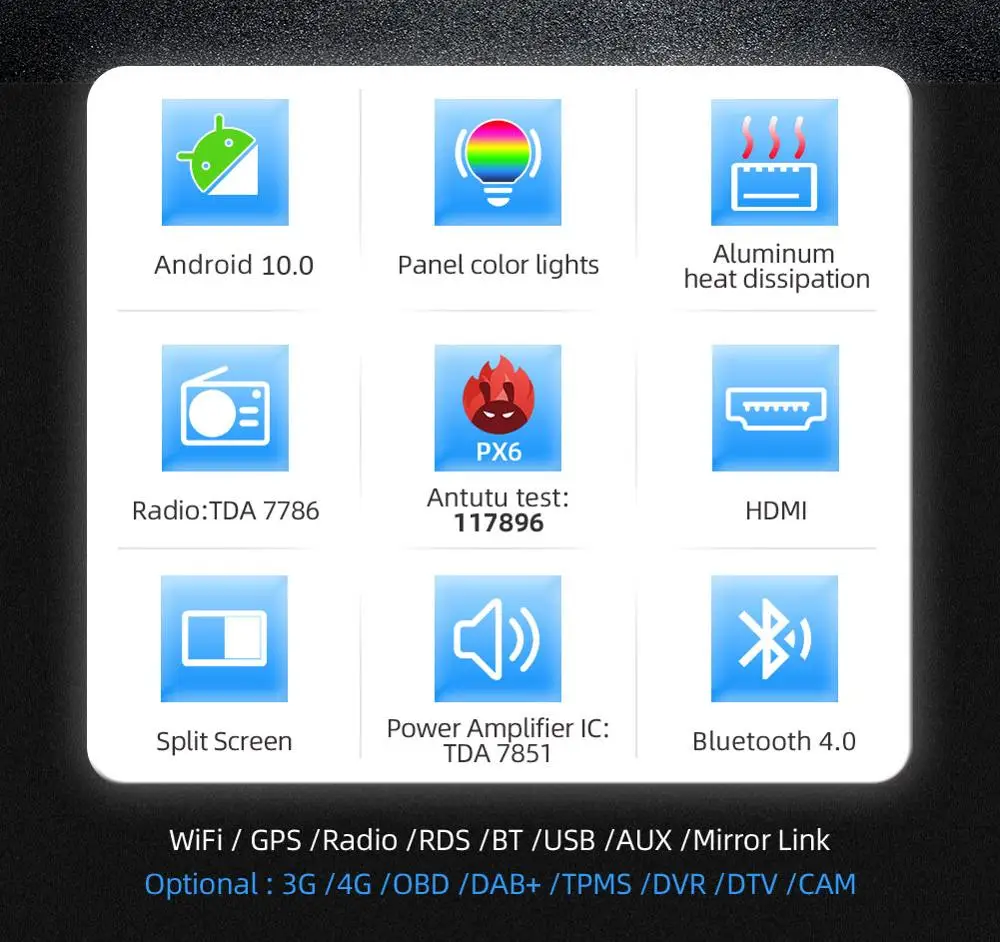 Автомагнитола Bosion на Android 10 мультимедийный видеоплеер с GPS-навигацией для Nissan X-trail